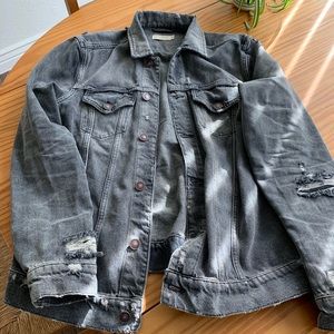 All Saints Decker Denim Jacket NWOT L